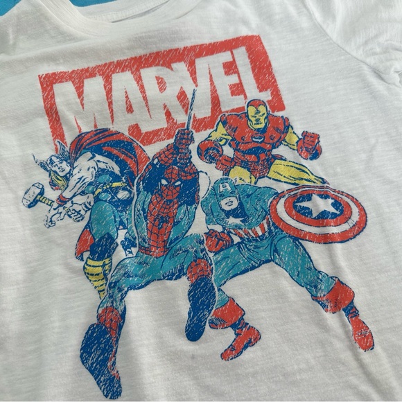 Marvel set of 3 t-shirt, size 7 - Picture 3 of 5